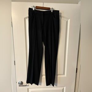 Saks Fifth Avenue Classic Black Straight Leg Pants Size 8